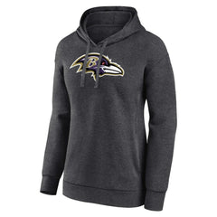 Baltimore Ravens Women's Primary Logo Pullover Hoodie - Charcoal online