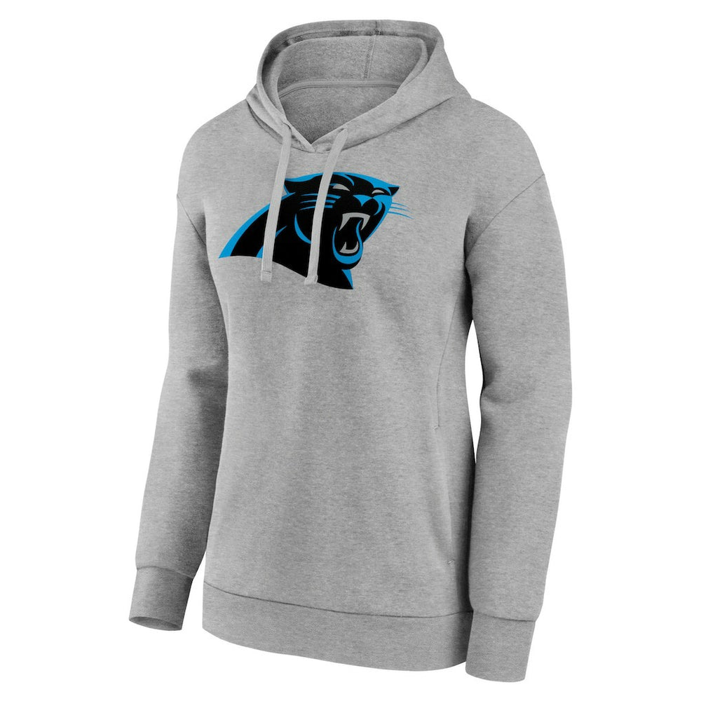 Carolina Panthers Women's Primary Logo Pullover Hoodie - Gray sale