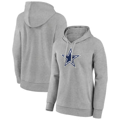 Dallas Cowboys Women's Primary Logo Pullover Hoodie - Gray online