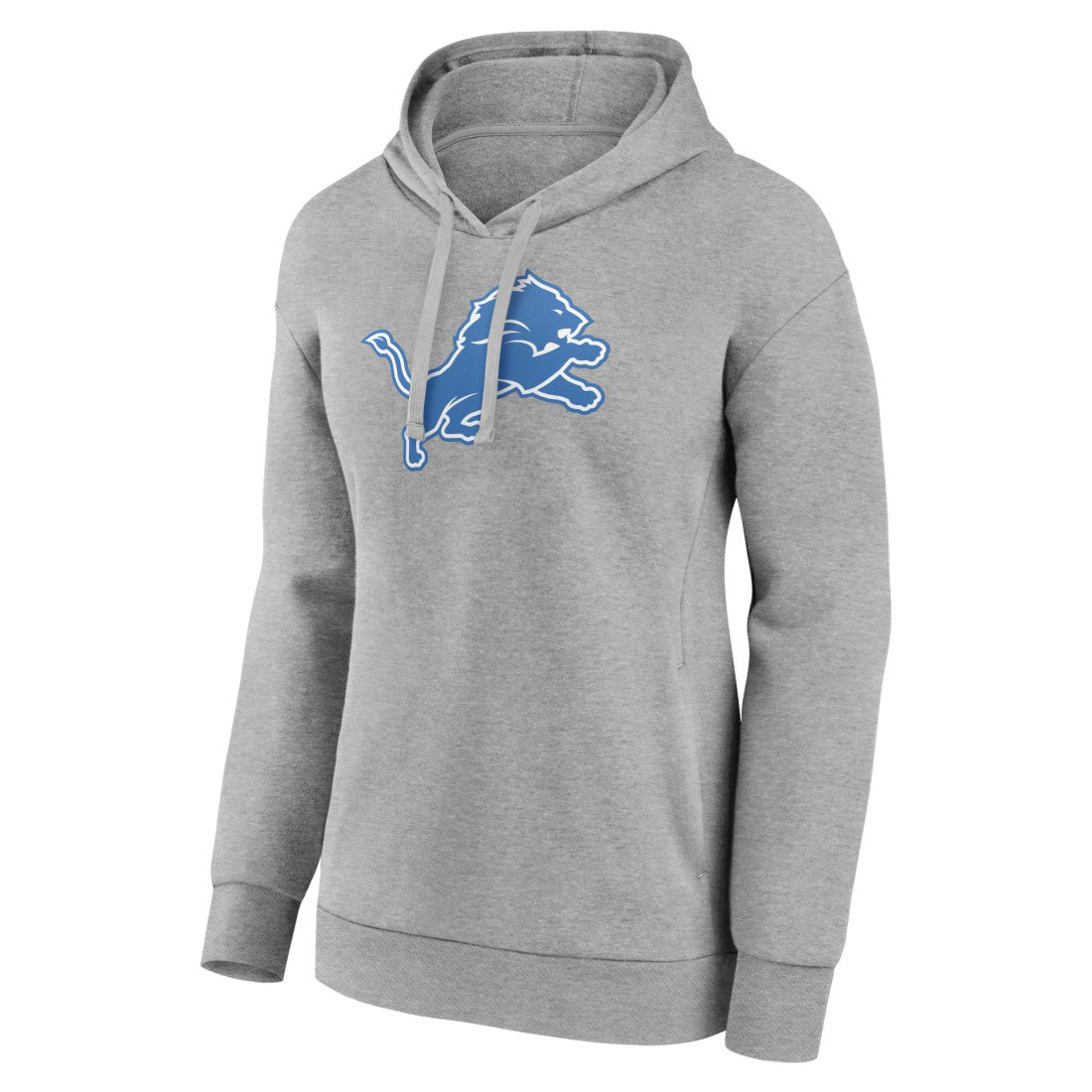 Detroit Lions Women's Primary Logo Pullover Hoodie - Gray on sale