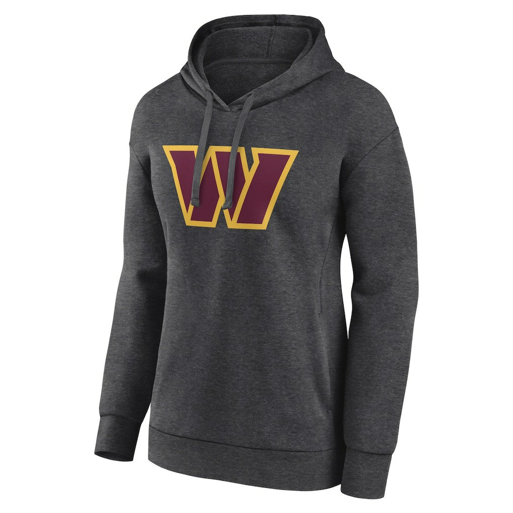 Washington Commanders Women's Primary Logo Pullover Hoodie - Charcoal for sale