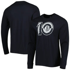 Brooklyn Nets '47 10th Anniversary Super Rival Long Sleeve T-Shirt - Black | 47 brand for sale