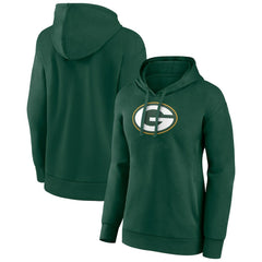 Green Bay Packers Women's Primary Logo Pullover Hoodie - Green discount