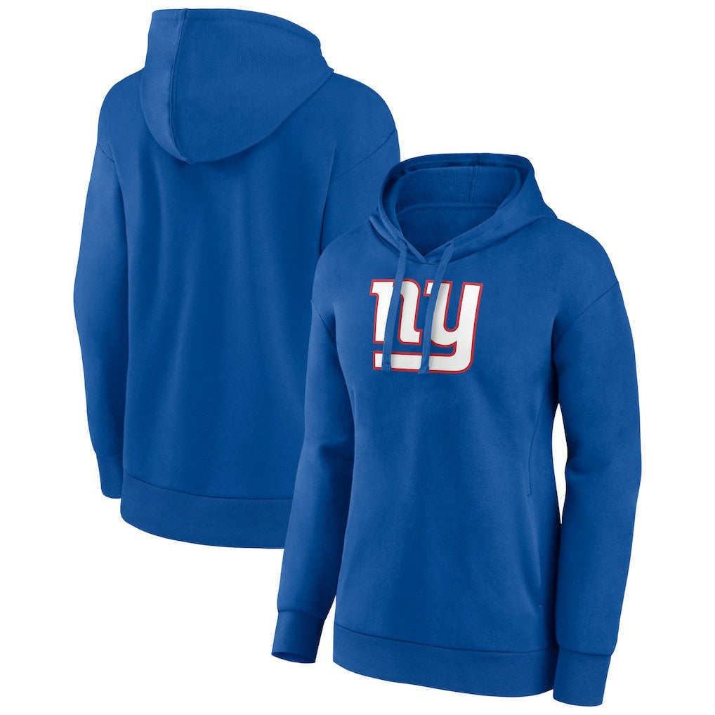 New York Giants Women's Primary Logo Pullover Hoodie - Royal cheap