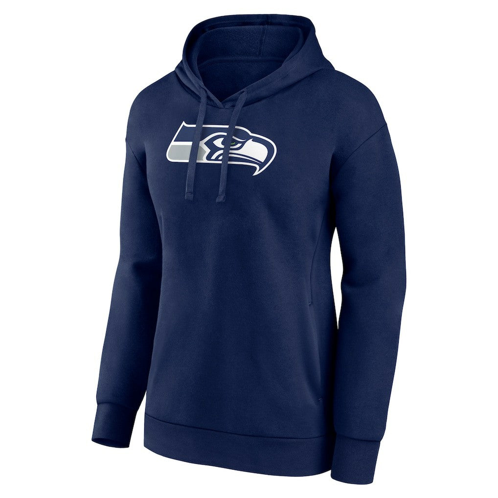 Seattle Seahawks Women's Primary Logo Pullover Hoodie - College Navy sale