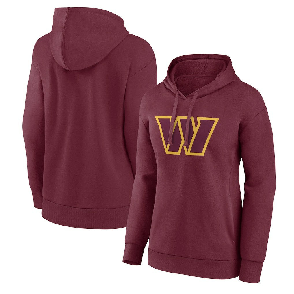 Washington Commanders Women's Primary Logo Pullover Hoodie - Burgundy for sale