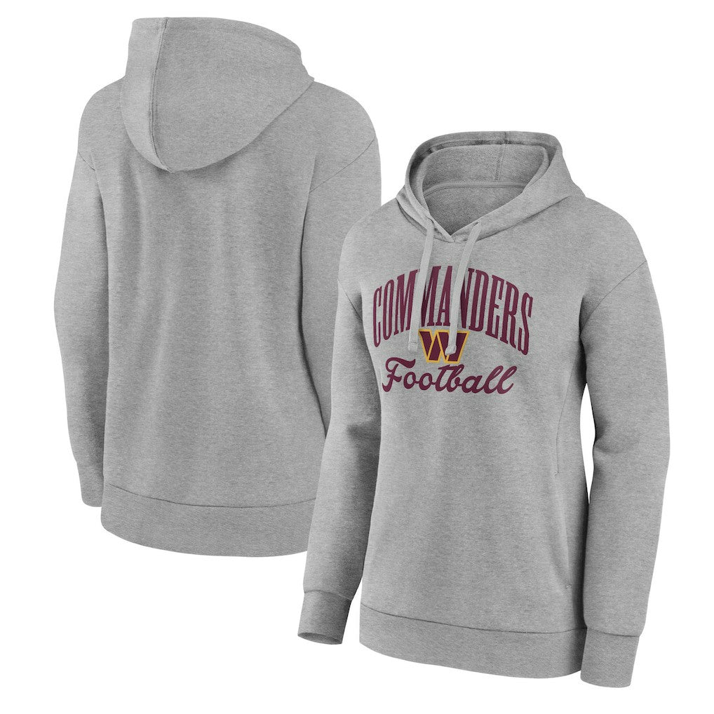 Washington Commanders Women's Victory Script Pullover Hoodie - Gray outlet