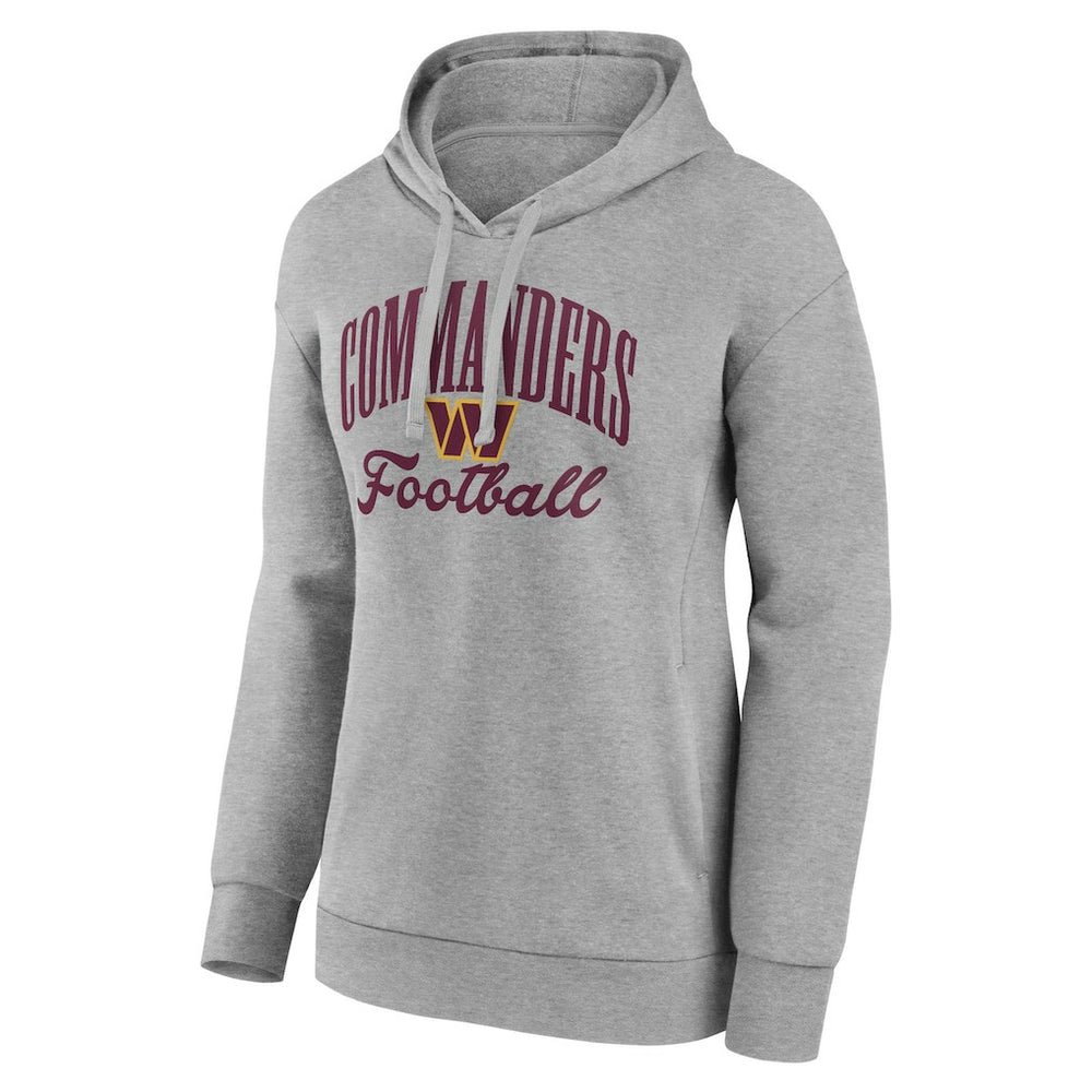 Washington Commanders Women's Victory Script Pullover Hoodie - Gray outlet