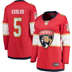 Aaron Ekblad Florida Panthers Fanatics Women's Home Team Breakaway Player Jersey Red