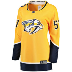 Dante Fabbro Nashville Predators Fanatics Women's Home Breakaway Player Jersey Gold