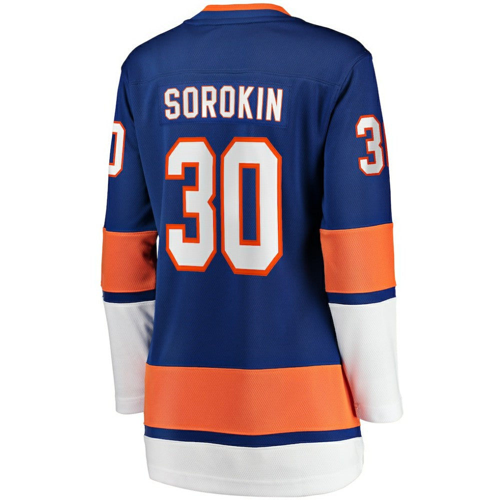 Ilya Sorokin New York Islanders Fanatics Women's Home Breakaway Player Jersey Royal