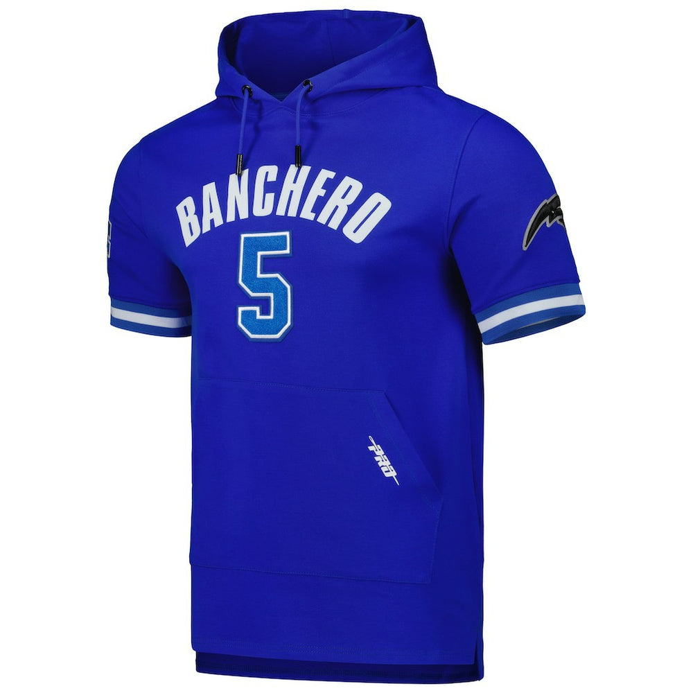 Paolo Banchero Orlando Magic Pro Standard Name & Number Short Sleeve Pullover Hoodie - Royal sale