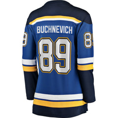 Pavel Buchnevich St. Louis Blues Fanatics Women's Home Breakaway Player Jersey Blue