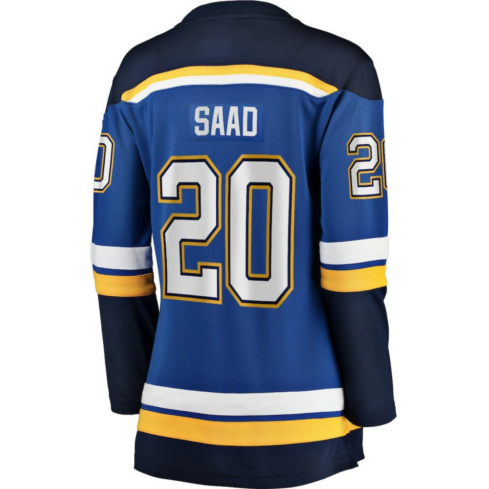 Brandon Saad St. Louis Blues Fanatics Women's Home Breakaway Player Jersey Blue