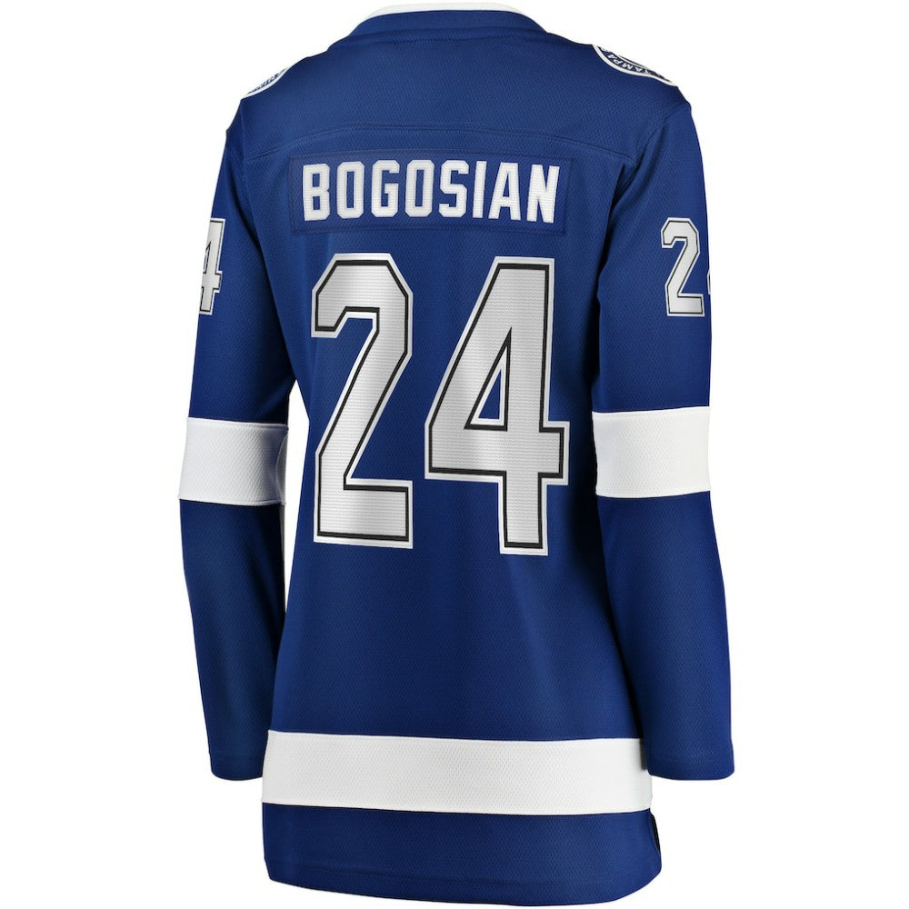 Zach Bogosian Tampa Bay Lightning Fanatics Women's Home Breakaway Player Jersey Blue