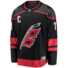 Jordan Staal Carolina Hurricanes Fanatics Home Captain Patch Breakaway Player Jersey Black