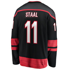 Jordan Staal Carolina Hurricanes Fanatics Home Captain Patch Breakaway Player Jersey Black