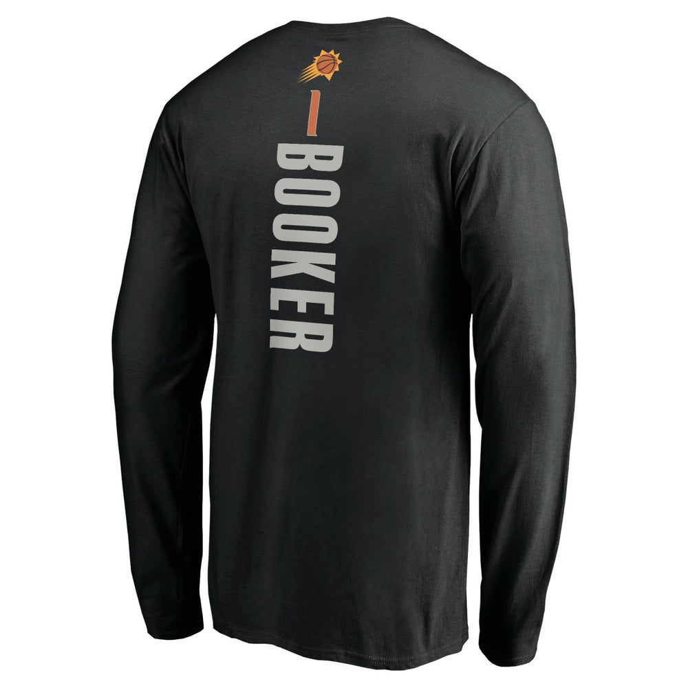Devin Booker Phoenix Suns Playmaker Name & Number Long Sleeve T-Shirt - Black outlet