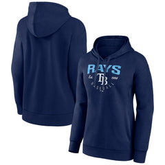 Tampa Bay Rays Women's Team Live For It Pullover Hoodie - Navy