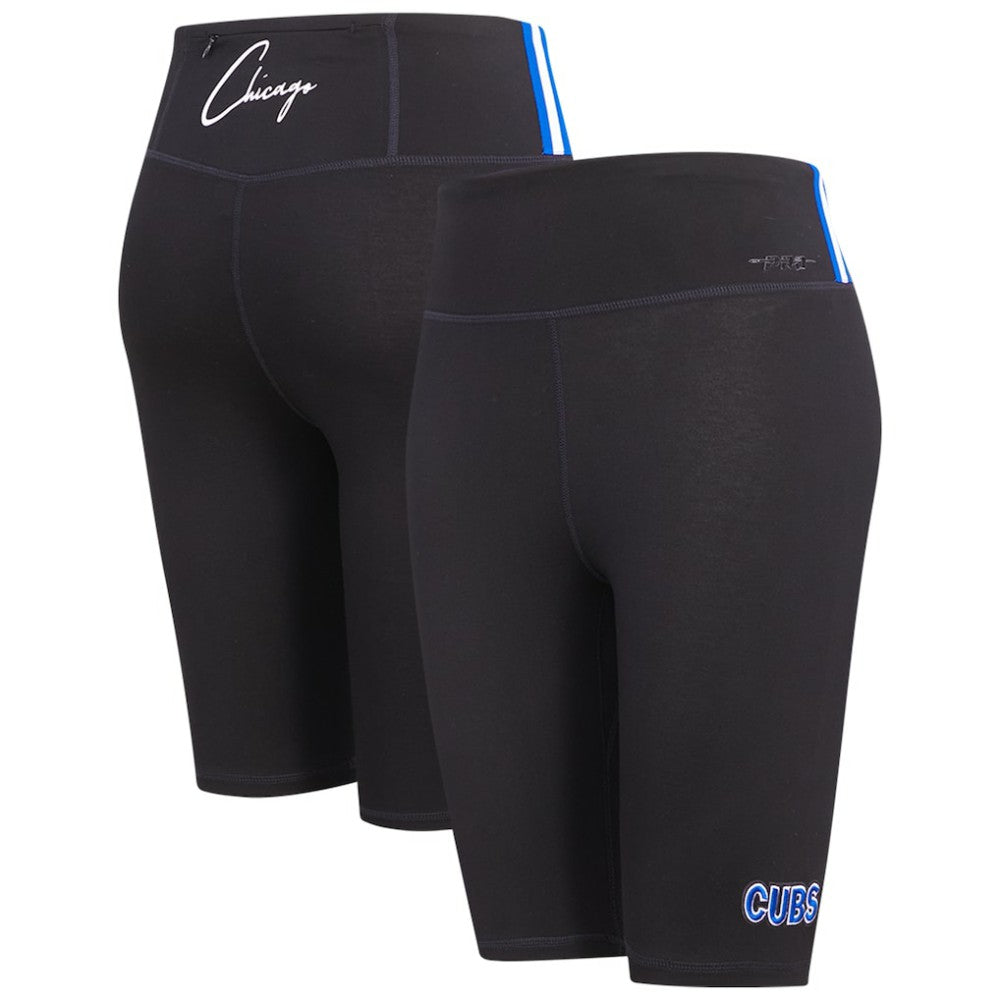 Chicago Cubs Pro Standard Women's City Scape Bike Shorts - Black
