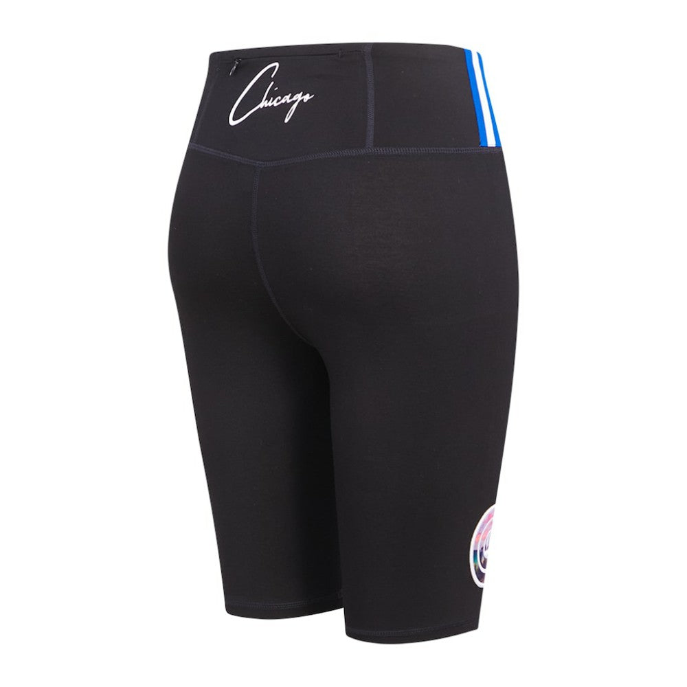 Chicago Cubs Pro Standard Women's City Scape Bike Shorts - Black