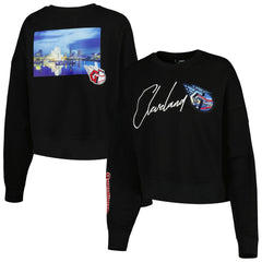 Cleveland Guardians Pro Standard Women's City Scape Pullover Sweatshirt - Black