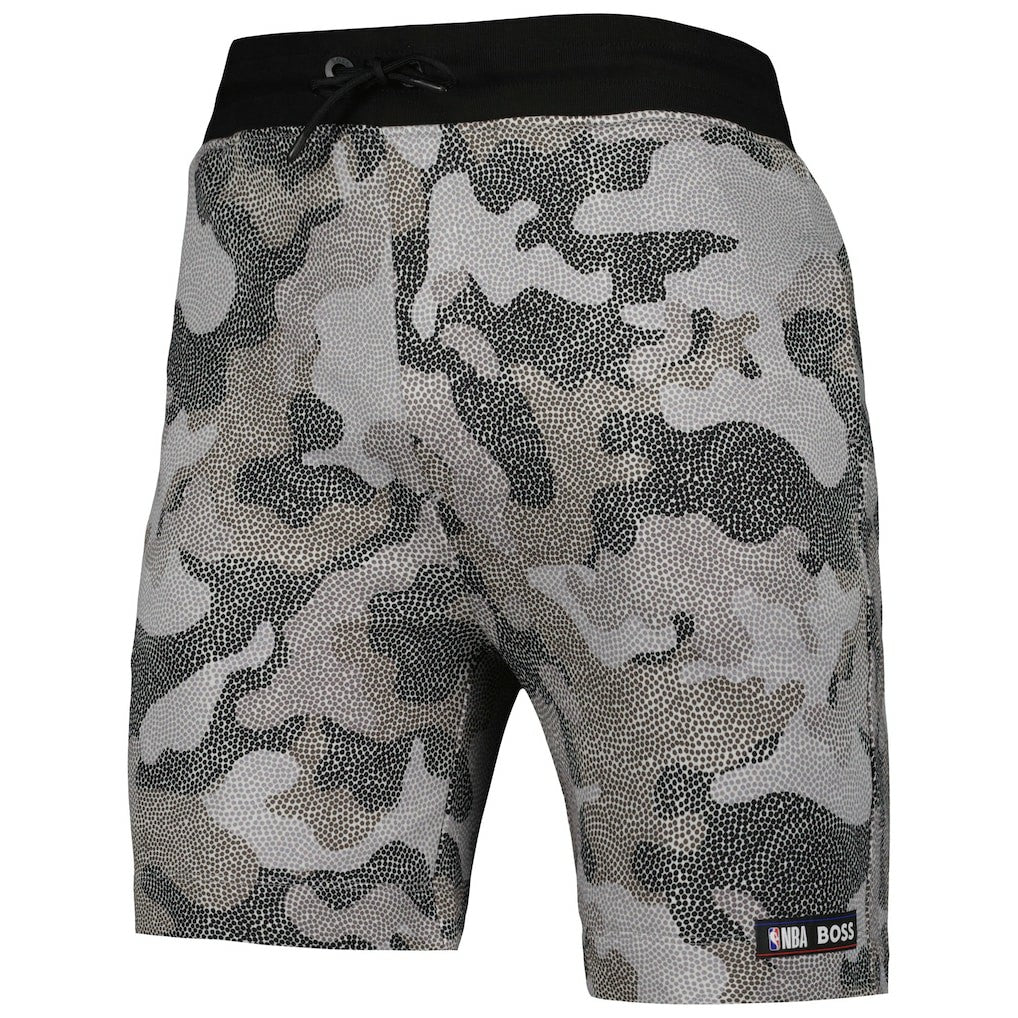 Brooklyn Nets NBA x Hugo Boss Slam Camo Shorts - Black online