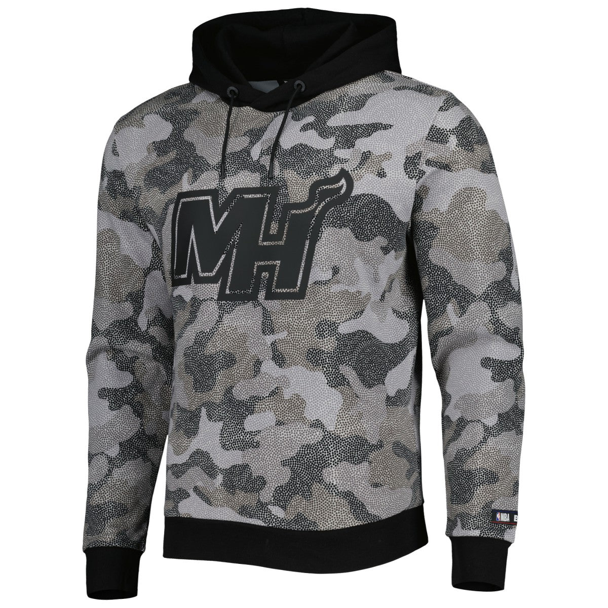Miami Heat Hugo Boss Camo Pullover Hoodie - Black shop