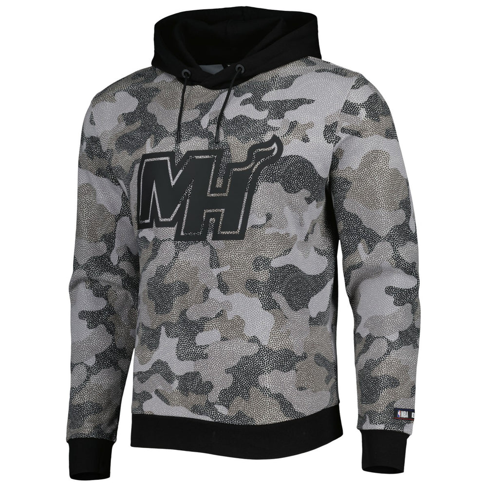 Miami Heat Hugo Boss Camo Pullover Hoodie - Black shop