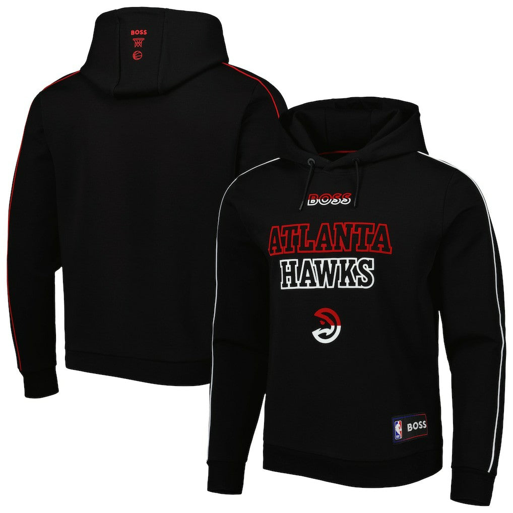 Atlanta Hawks NBA x Hugo Boss Team Bounce Tri-Blend Pullover Hoodie - Black shop
