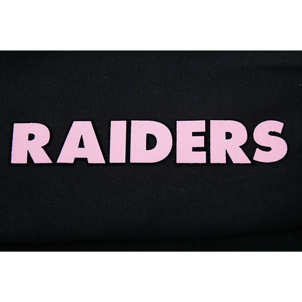 Las Vegas Raiders Pro Standard Women's Neon Fleece Pullover Hoodie - Black for sale