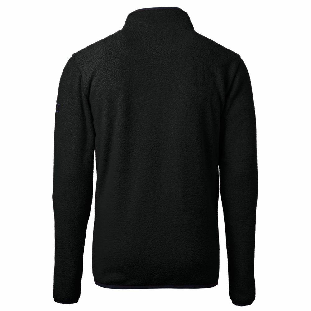 Detroit Lions Cutter & Buck Cascade Eco Sherpa Fleece Big & Tall Quarter-Zip Throwback Jacket - Black discount