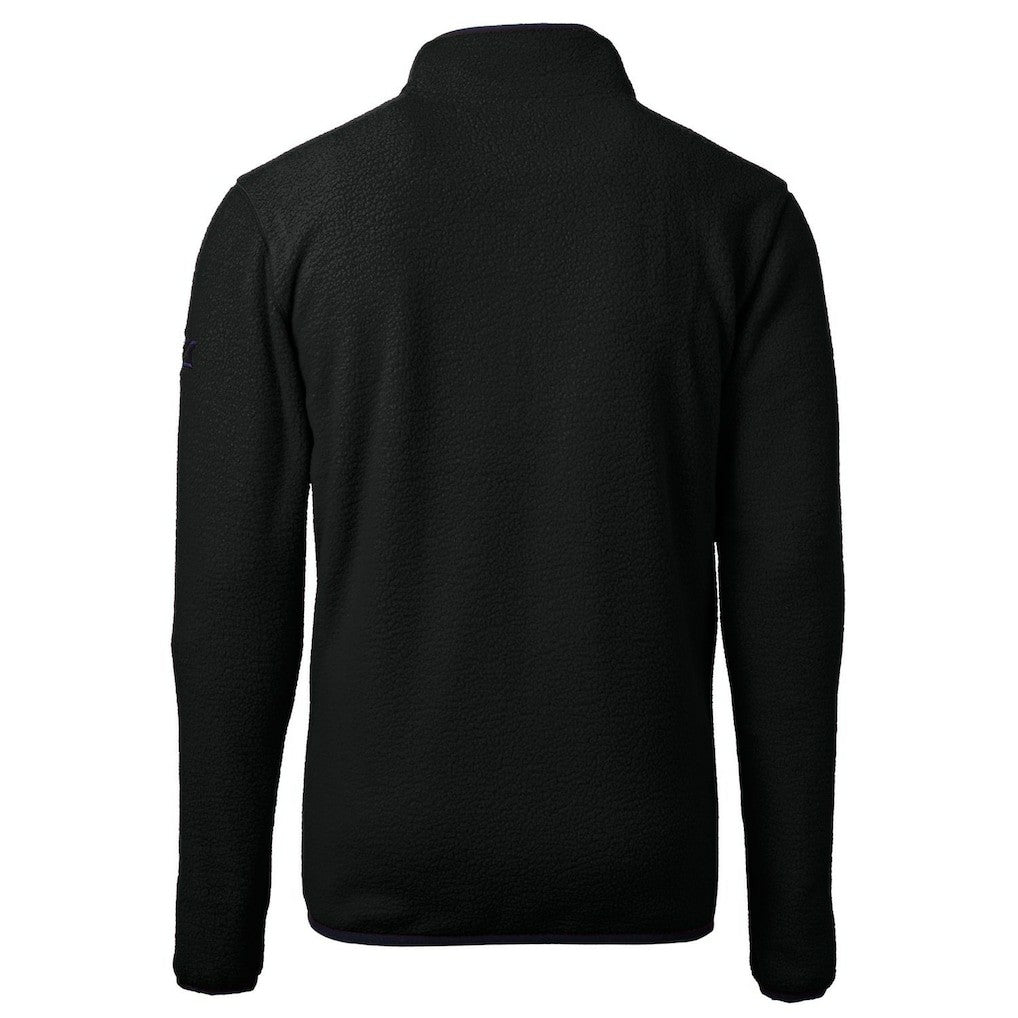Las Vegas Raiders Cutter & Buck Cascade Eco Sherpa Fleece Big & Tall Quarter-Zip Throwback Jacket - Black outlet