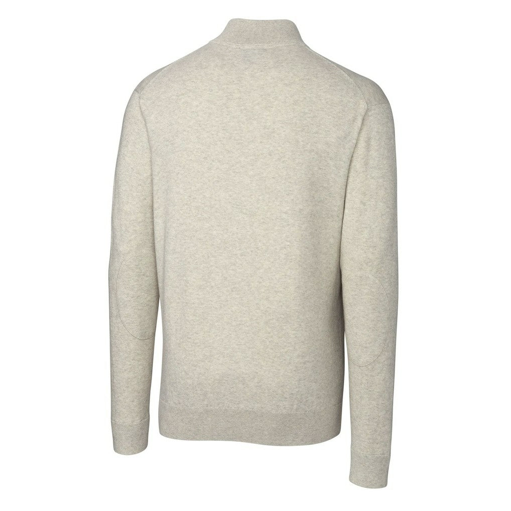 Cleveland Browns Cutter & Buck Throwback Logo Lakemont Tri-Blend Big & Tall Quarter-Zip Pullover Sweater - Oatmeal online