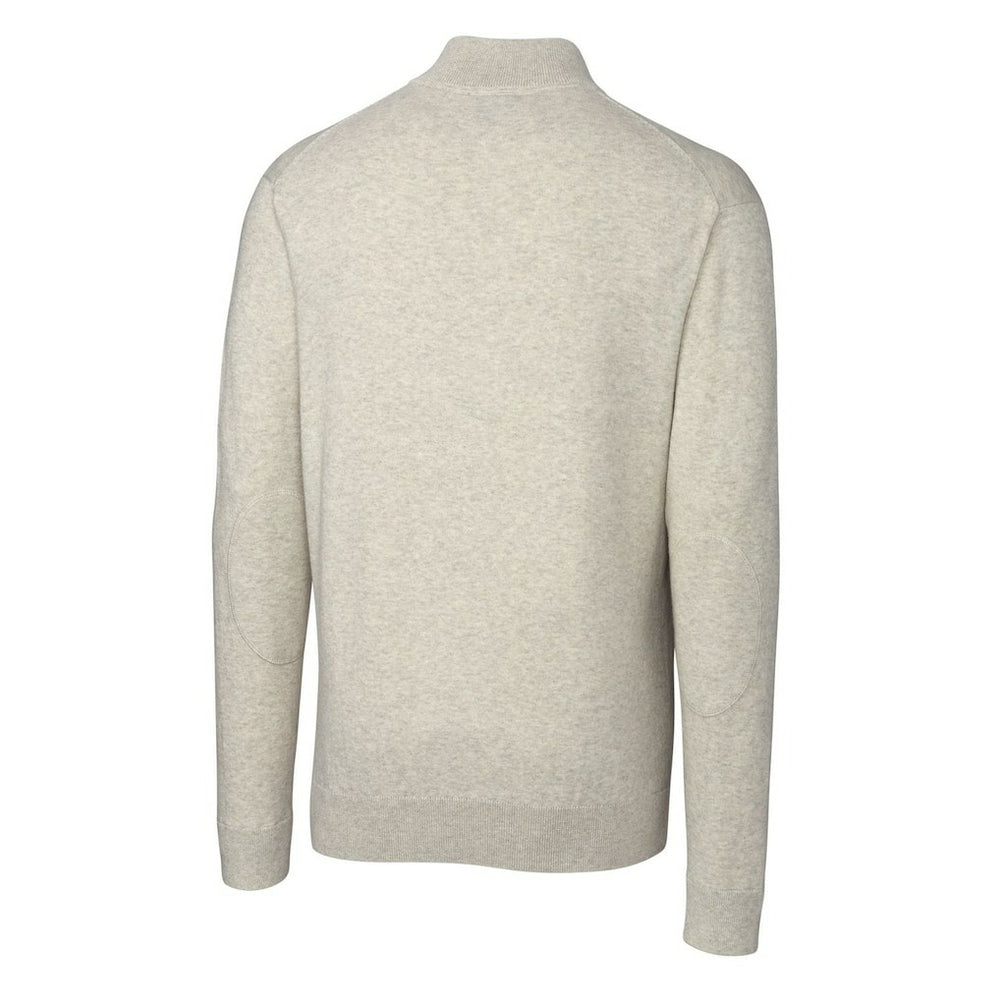 Cleveland Browns Cutter & Buck Throwback Logo Lakemont Tri-Blend Big & Tall Quarter-Zip Pullover Sweater - Oatmeal online