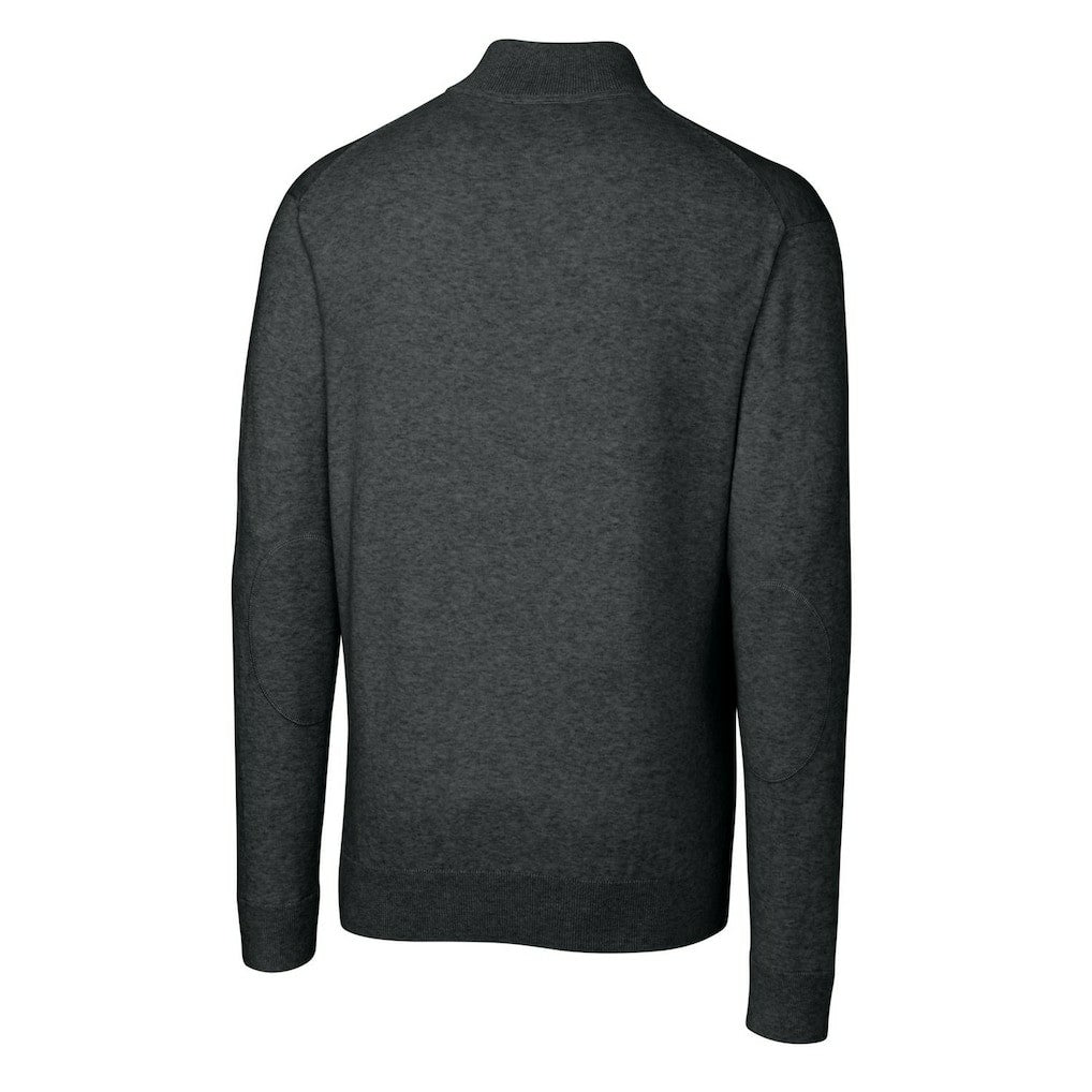 Miami Dolphins Cutter & Buck Throwback Logo Lakemont Tri-Blend Big & Tall Quarter-Zip Pullover Sweater - Heather Charcoal online