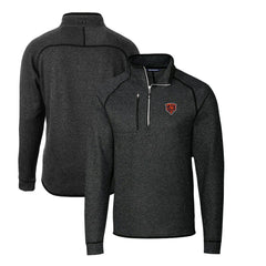 Chicago Bears Cutter & Buck Mainsail Sweater-Knit Big & Tall Half-Zip Pullover Jacket - Heather Charcoal online