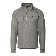 Indianapolis Colts Cutter & Buck Mainsail Sweater-Knit Big & Tall Half-Zip Pullover Jacket - Heather Gray discount