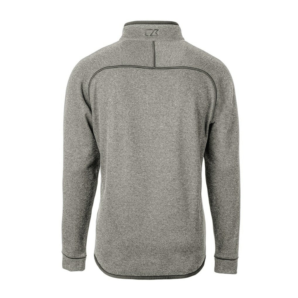 Miami Dolphins Cutter & Buck Mainsail Sweater-Knit Big & Tall Half-Zip Pullover Jacket - Heather Gray online