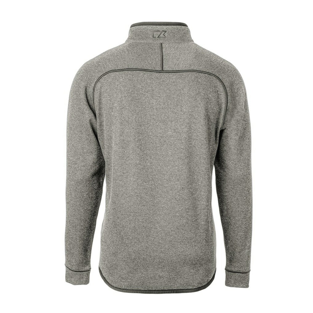 Miami Dolphins Cutter & Buck Mainsail Sweater-Knit Big & Tall Half-Zip Pullover Jacket - Heather Gray online