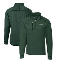 New York Jets Cutter & Buck Mainsail Sweater-Knit Big & Tall Half-Zip Pullover Jacket - Heather Green outlet