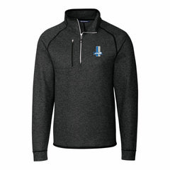 Detroit Lions Cutter & Buck Mainsail Sweater-Knit Big & Tall Half-Zip Pullover Jacket - Heather Charcoal outlet