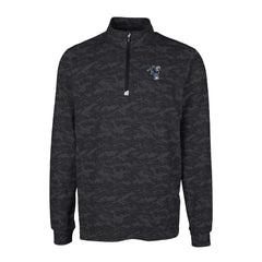Indianapolis Colts Cutter & Buck Throwback Logo Big & Tall Traverse Camo Print Stretch Quarter-Zip Pullover Top - Black for sale