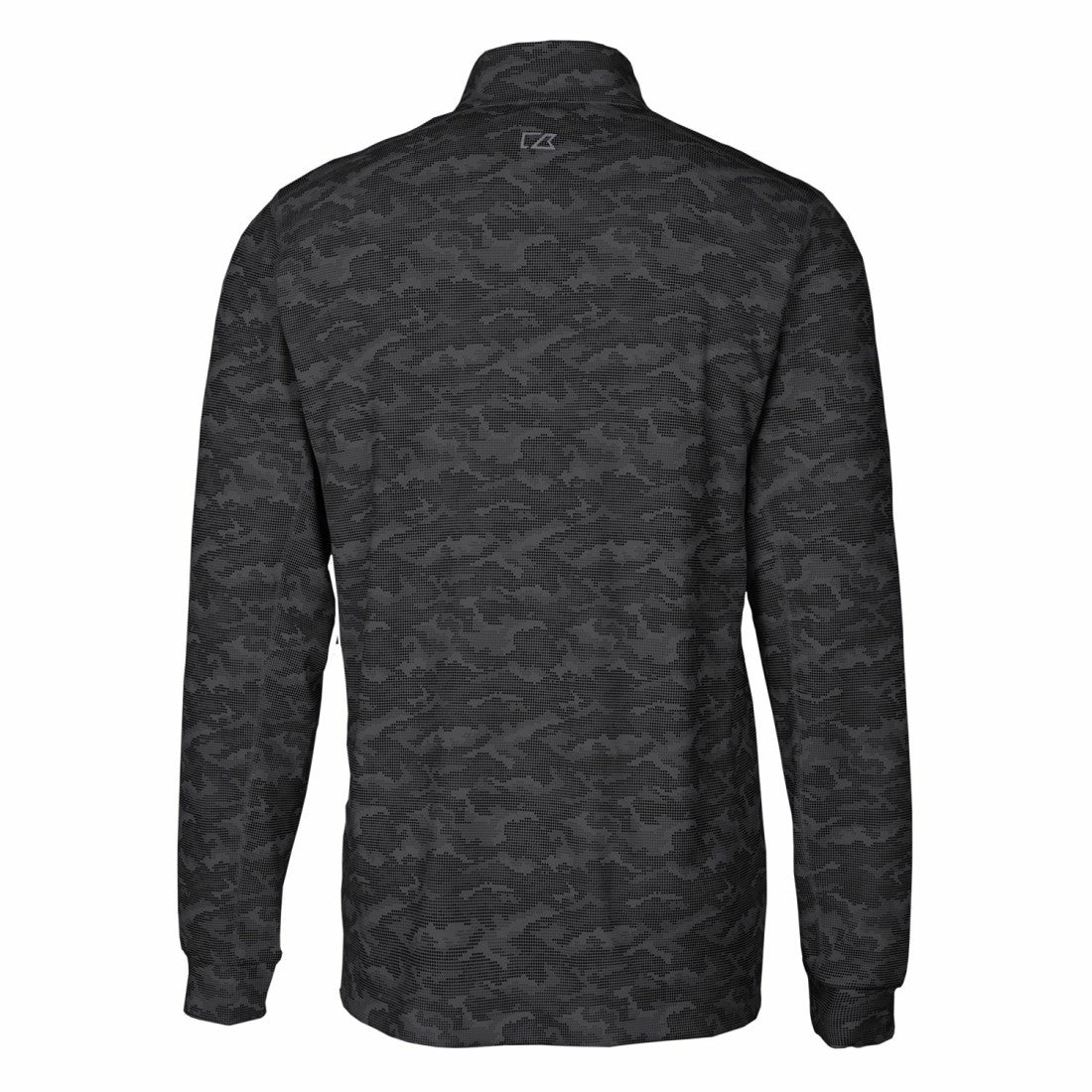 Detroit Lions Cutter & Buck Throwback Logo Big & Tall Traverse Camo Print Stretch Quarter-Zip Pullover Top - Black sale