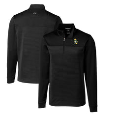 Green Bay Packers Cutter & Buck Throwback Logo Traverse Stripe Stretch Quarter-Zip Big & Tall Pullover Top - Black for sale