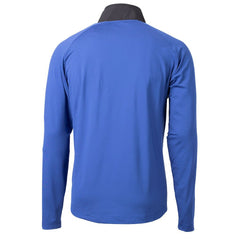Indianapolis Colts Cutter & Buck Adapt Eco Knit Hybrid Recycled Quarter-Zip Throwback Pullover Top - Royal/Black cheap