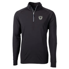 Las Vegas Raiders Cutter & Buck Adapt Eco Knit Stretch Recycled Quarter-Zip Throwback Pullover Top - Black outlet