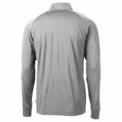 Tampa Bay Buccaneers Cutter & Buck Adapt Eco Knit Stretch Recycled Quarter-Zip Throwback Pullover Top - Pewter cheap