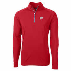 Buffalo Bills Cutter & Buck Adapt Eco Knit Stretch Recycled Quarter-Zip Throwback Pullover Top - Red discount