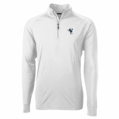 Indianapolis Colts Cutter & Buck Adapt Eco Knit Stretch Recycled Quarter-Zip Throwback Pullover Top - White online